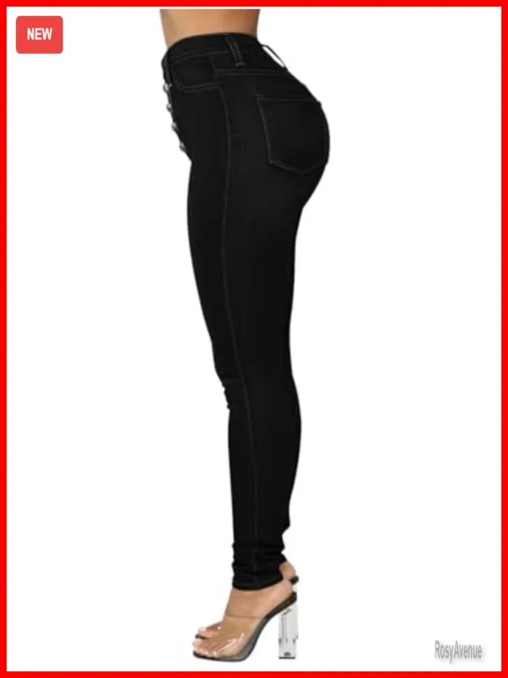 Curvy High Waist Stretch Butt Lifting Skinny Colombian Jeans